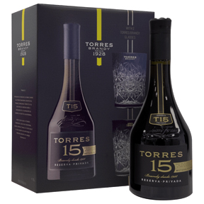 TORRES-15-VAP-WITH-2-GLASS TORRES 15 VAP WITH 2 GLASS | 70CL